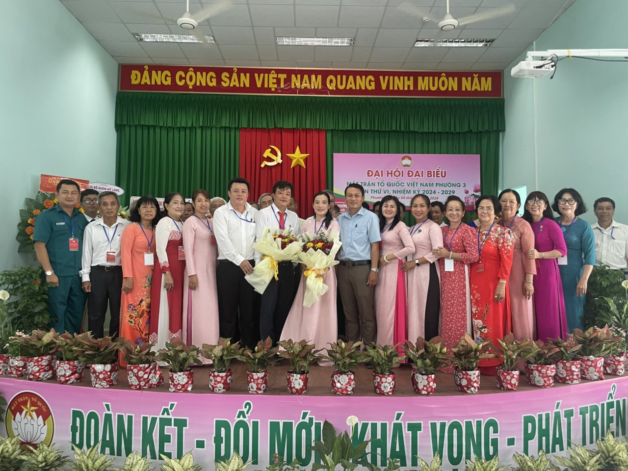 Phường 3: Tổ chức thành công Đại hội Đại biểu Mặt trận Tổ quốc Việt Nam Phường 3 lần thứ VI, nhiệm kỳ 2024 - 2029